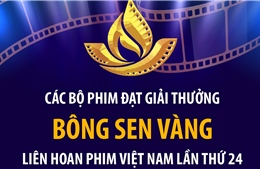 Các bộ phim đạt Giải thưởng Bông sen Vàng Liên hoan Phim Việt Nam lần thứ 24