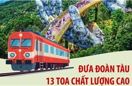 Đưa đoàn tàu 13 toa chất lượng cao vào phục vụ tuyến Hà Nội - Đà Nẵng
