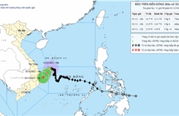 Khả năng ngày 2/12 bão số 15 suy yếu thành áp thấp nhiệt đới