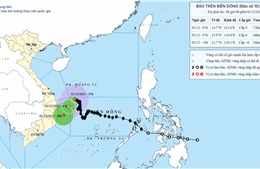 Bão số 15 gây biển động mạnh vùng giữa Biển Đông, tàu thuyền cần cảnh giác cao