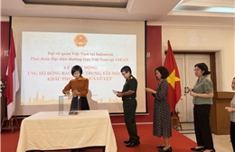 Cộng đồng người Việt tại Indonesia gửi tấm lòng sẻ chia với đồng bào vùng thiên tai