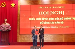 Đồng chí Quản Minh Cường được điều động làm Bí thư Tỉnh ủy Quảng Ninh