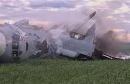 Rơi máy bay vận tải quân sự ở Nga, toàn bộ tổ lái thiệt mạng