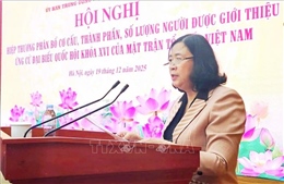 MTTQ Việt Nam được giới thiệu 25 người ứng cử đại biểu Quốc hội