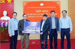 Hơn 91 tỷ đồng ủng hộ đồng bào Quảng Ngãi bị ảnh hưởng bởi bão, lũ 