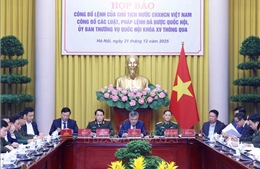 Công bố Lệnh của Chủ tịch nước về 14 luật và 1 pháp lệnh