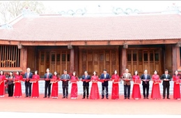 Khánh thành tu bổ, tôn tạo Khu di tích lịch sử Đại danh y Hải Thượng Lãn Ông Lê Hữu Trác