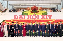 Các đại biểu tham dự khai mạc Đại hội XIV của Đảng