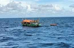An Giang: Bắt giữ tàu cá có dấu hiệu vi phạm IUU