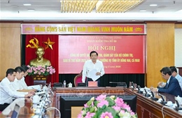 Công bố quyết định kiểm tra, giám sát đối với Ban Thường vụ Tỉnh ủy Đồng Nai và Cà Mau