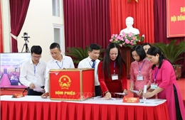 Vận hành mẫu quy trình bỏ phiếu tại Thanh Hóa