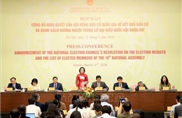 Họp báo công bố kết quả bầu cử: Lần đầu có đại biểu dân tộc Ơ Đu trong Quốc hội