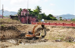 Nhiều 'nút thắt' khiến dự án tu bổ Thành cổ Diên Khánh chậm tiến độ