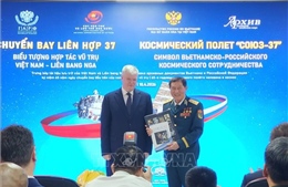Trưng bày 'Chuyến bay Liên hợp 37 - Biểu tượng hợp tác vũ trụ Việt Nam - Liên bang Nga'