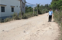 Bất cập hoàn trả đường dân sinh trong thi công cao tốc Quảng Ngãi - Hoài Nhơn