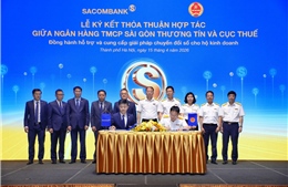 Sacombank hợp tác với Cục Thuế nhằm triển khai giải pháp hỗ trợ hộ kinh doanh