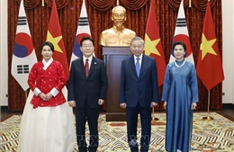 Tổng Bí thư, Chủ tịch nước Tô Lâm chủ trì chiêu đãi Tổng thống Hàn Quốc