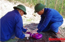 Phát hiện hài cốt liệt sỹ trong hầm chiến đấu tại Quảng Trị