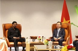 Đồng chí Nguyễn Thanh Nghị tiếp lãnh đạo các chính đảng và tổ chức hữu nghị Sri Lanka
