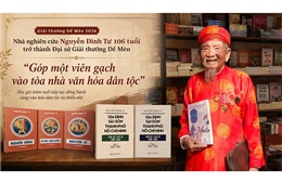 Giải thưởng Dế Mèn 2026 - Nhà nghiên cứu Nguyễn Đình Tư 106 tuổi trở thành Đại sứ Giải thưởng Dế Mèn