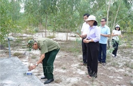 Khoanh vùng khu vực nghi có hố chôn liệt sĩ tại di tích Cấm An Sơn
