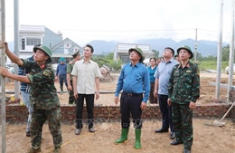 Bí thư Tỉnh ủy Lai Châu kiểm tra công tác khắc phục thiên tai tại xã Mường Than