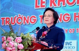 Phó Thủ tướng Phạm Thị Thanh Trà dự lễ khởi công Dự án xây dựng Trường THPT Nam Đàn 1