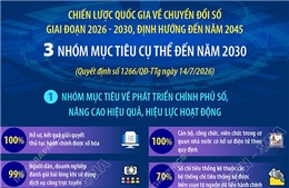 Chiến lược quốc gia về chuyển đổi số: Ba nhóm mục tiêu cụ thể đến năm 2030 