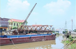Phản hồi thông tin của TTXVN: Tháo dỡ cầu sắt bắc qua kênh Quần Liêu