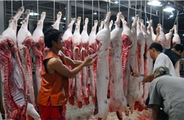 TP Hồ Chí Minh tăng cường kiểm soát thịt lợn vào trường học 
