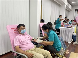 Cộng đồng người Thái Lan tại TP Hồ Chí Minh tham gia hiến máu nhân đạo