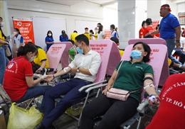 TP Hồ Chí Minh: Hàng ngàn người tham dự ngày hội hiến máu tình nguyện 