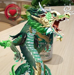 ‘Săn Rồng nhận lộc’ trên game tương tác ảo Dragon Gem By Bia Saigon