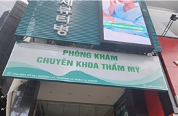 Cơ sở thẩm mỹ &#39;chui&#39; mở chuông báo cháy để tẩu thoát khi phát hiện đoàn kiểm tra