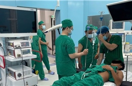 Trung tâm Y tế Quân dân y Côn Đảo thực hiện thành công ca phẫu thuật nội soi đầu tiên