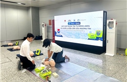TP Hồ Chí Minh: Huấn luyện cấp cứu ngừng tim, trang bị máy khử rung tự động cho nhân viên Metro