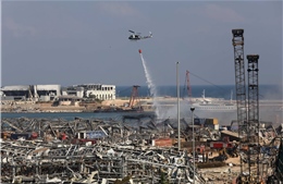 Phát hiện hơn 20 container hóa chất nguy hiểm tại cảng Beirut sót lại sau vụ nổ