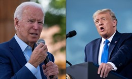 Bầu cử Mỹ: Hai ứng cử viên Donald Trump và Joe Biden bắt đầu cuộc tranh luận trực tiếp đầu tiên
