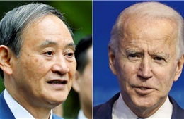Thủ tướng Nhật Bản Suga điện đàm với ông Joe Biden