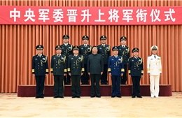 Trung Quốc phong quân hàm thượng tướng cho 5 người đứng đầu chiến khu, quân chủng trọng yếu