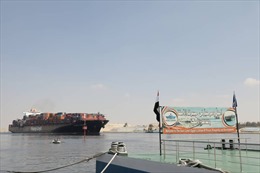 Kênh đào Suez đón lượng tàu hàng cao nhất trong lịch sử