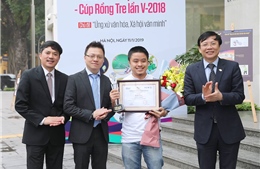 Trao giải thưởng ‘Giải biếm họa báo chí Việt Nam - Cúp Rồng Tre lần thứ V-2018’