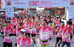 Gần 1.500 vận động viên trong nước và quốc tế dự giải chạy Điện Biên Phủ Marathon 2024
