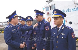 Cảnh sát biển Hải đội 202 túc trực, sẵn sàng chiến đấu cao dịp Tết