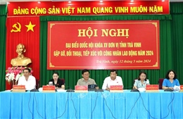Đại biểu Quốc hội tỉnh Trà Vinh đối thoại với công nhân lao động