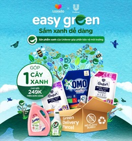 Unilever và Lazada giới thiệu dự án Easy Green tại Đông Nam Á nhân Ngày Trái đất