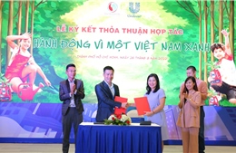 Nhãn hàng OMO kí kết hoàn thành mục tiêu trồng 1 triệu cây &#39;Vì một Việt Nam Xanh&#39;
