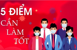 Nới lỏng giãn cách xã hội: 5 điều cần làm tốt, 7 thói quen cần thay đổi