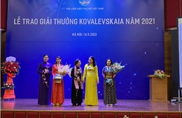 Hai nhà khoa học nữ được vinh danh tại Lễ trao Giải thưởng Kovalevskaia năm 2021