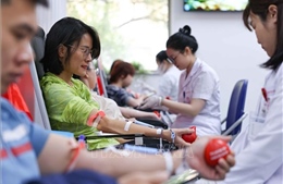 Hiến máu tình nguyện đã trở thành việc làm thường xuyên của nhiều người